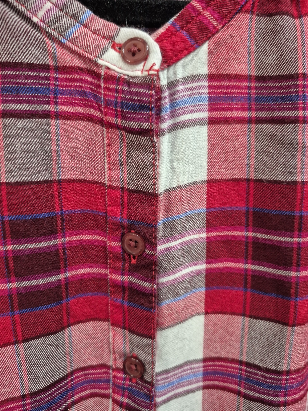 2 For $20 George Red and White Plaid Sleeveless Button-Front Camisole Size Small - Picture 6 of 9